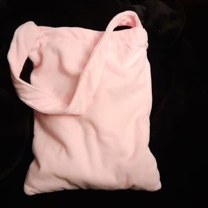 2 in 1 Pastel Pink Beach Towel Bag (60x30 i…